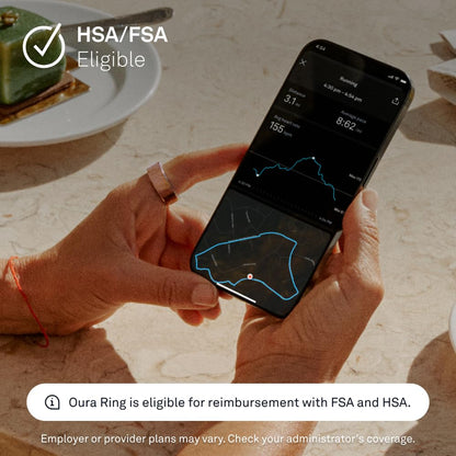 Oura Ring 4 - Rose Gold - Size 8 - Size Before You Buy