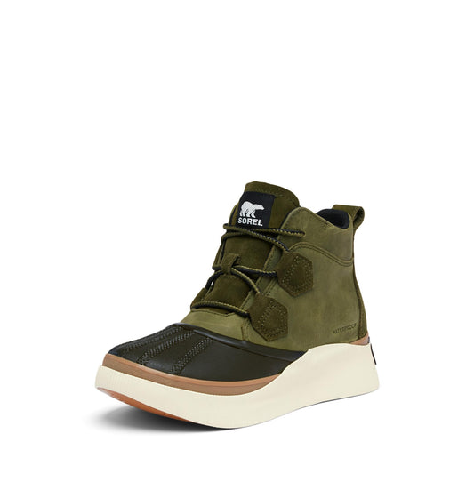 SOREL Women's Out N About lV Classic Waterproof Boot - Utility Green, Black - 8