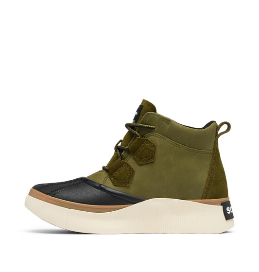 SOREL Women's Out N About lV Classic Waterproof Boot - Utility Green, Black - 8