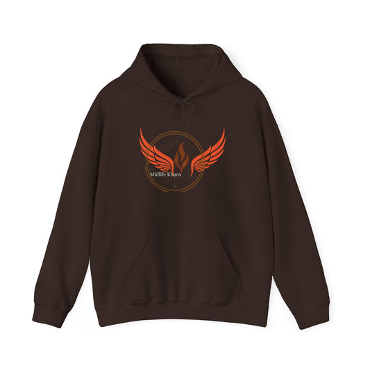 Midlife Khaos Wings Hoodie - Cozy Unisex Heavy Blend Sweatshirt