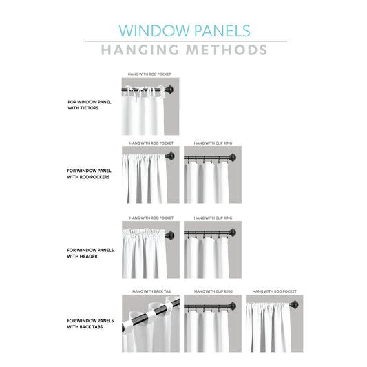 Lush Decor Wilbur Light Filtering Striped Window Curtains Set, 84 in L Panel Pair, Black, C32978P15-000