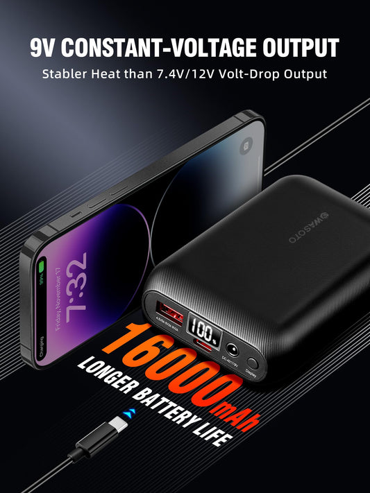 WASOTO Heated Vest Women With 16000 mAh Battery Pack Charger Included Washable Rechargeable For Indoor Outdoor Work Golfing Walking Cycling Ice Skating（Leopard Print,M）