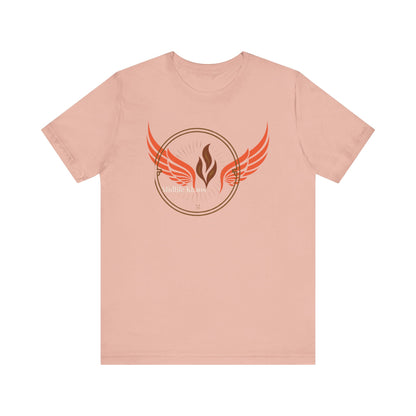 Midlife Khaos Winged Flame Tee, Unisex Short Sleeve Shirt, Casual Wear
