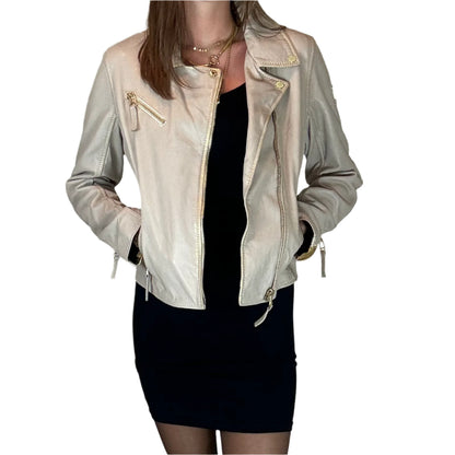 Mauritius Gold Star Leather Jacket