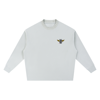 Knitted Round Neck Oversize Sweatshirt Skeletor