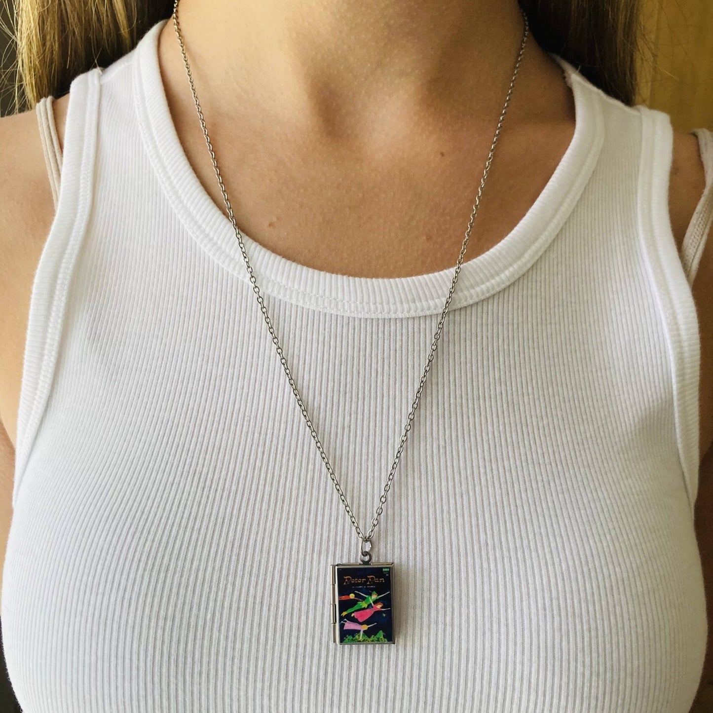 Book Locket Peter Pan
