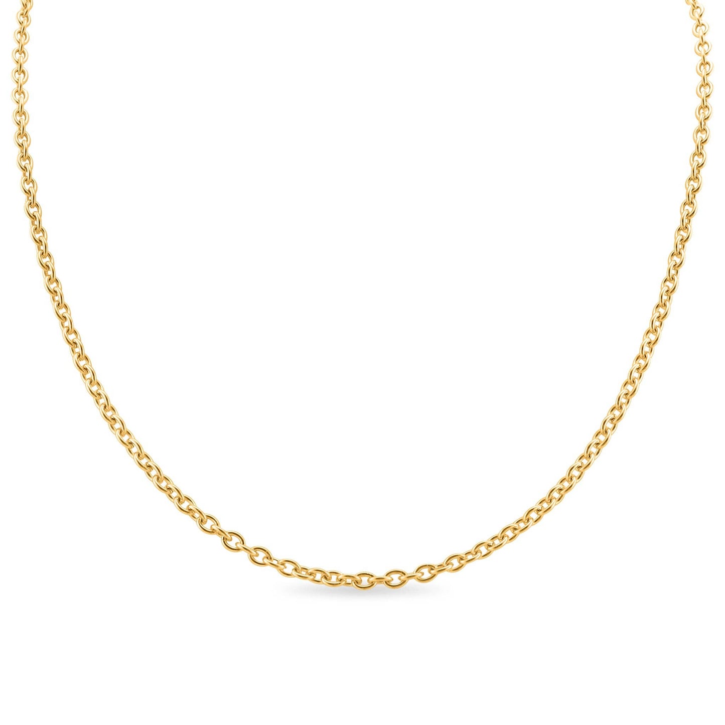 Stainless Steel Loop Chain Necklace
