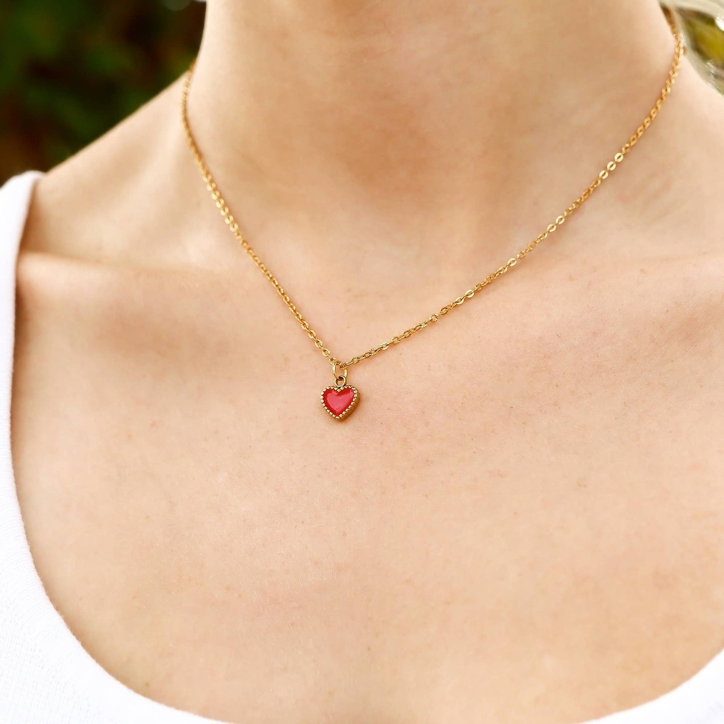 Stainless Steel Loop Chain Necklace