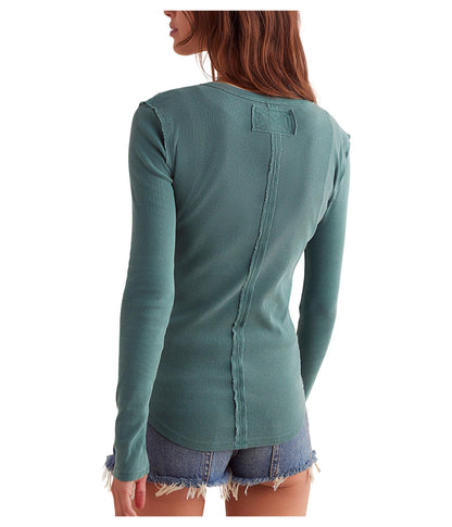 Free People Women's Jamie Henley, Uncut Emerald