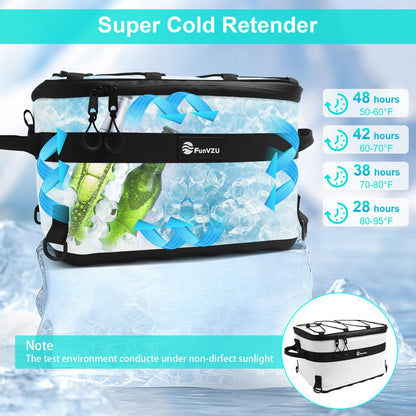 FunVZU Paddle Board Cooler - Waterproof SUP Cooler Bag for Stand Up Paddle Board and Kayak - Leakproof Inflatable Cooler for SUP Accessories - Essential Paddleboard Accessory for Water Storage