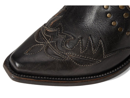 Bed|Stu Women Raise Western Boot Black Rustic Nectar Lux 7 Medium