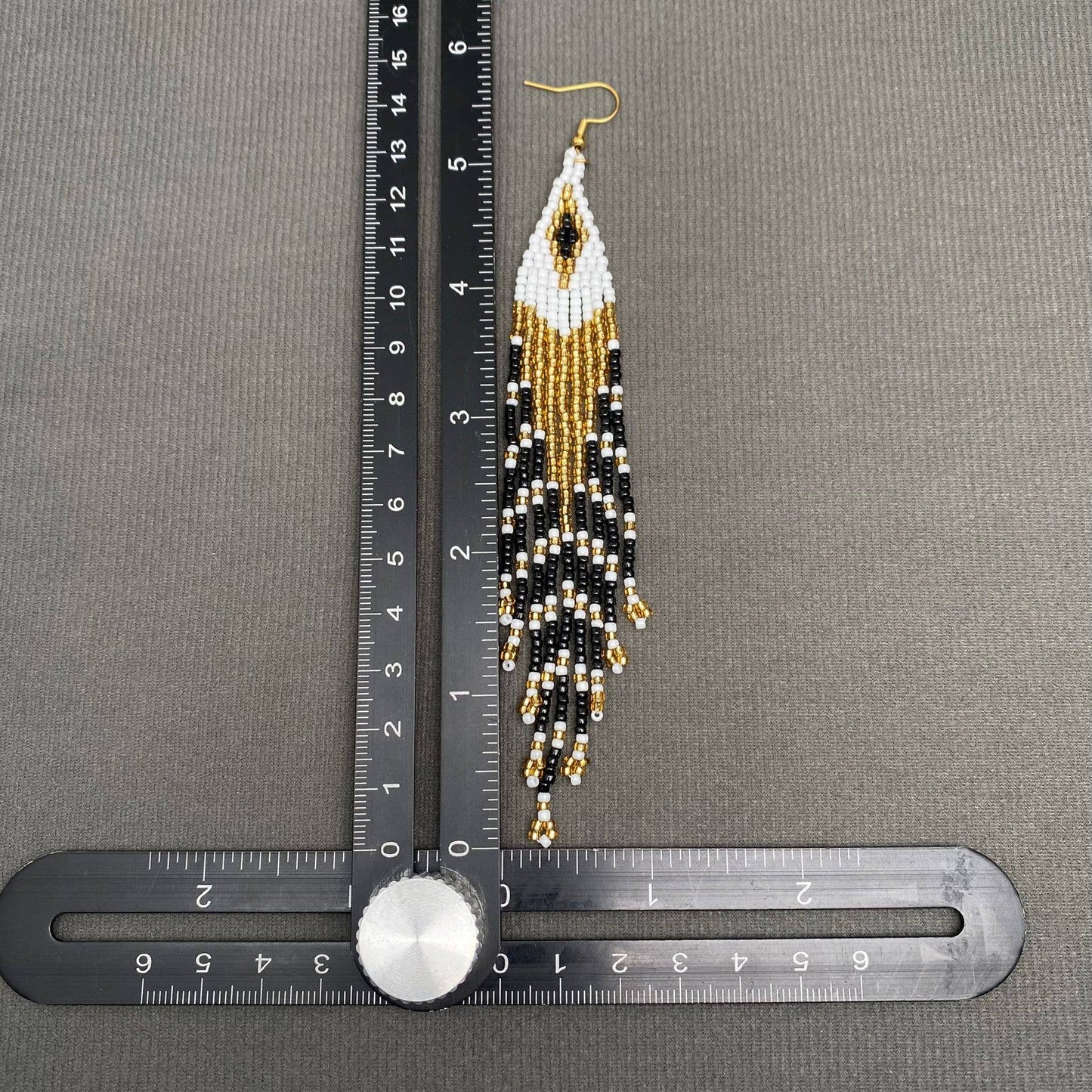 Seed Beads Fringe Dangle Earrings MIO70887 - BJ/SB