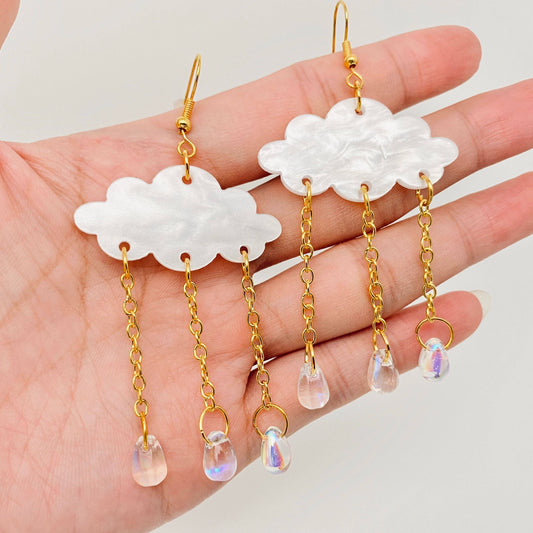 Creative Rain Cloud Earrings