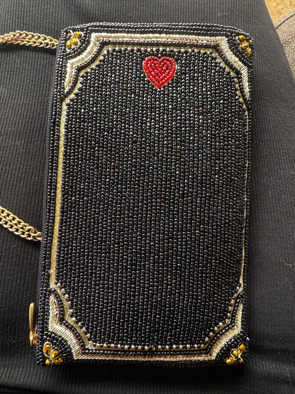 Mary Frances Beaded Phone Bag