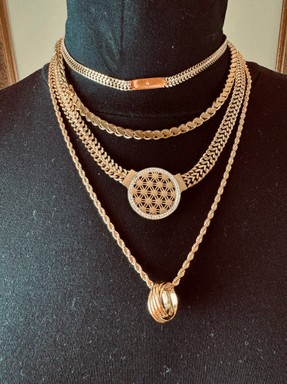 Grand Prix Necklace Gold