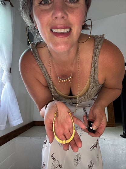 Lucky Horseshoe Necklace