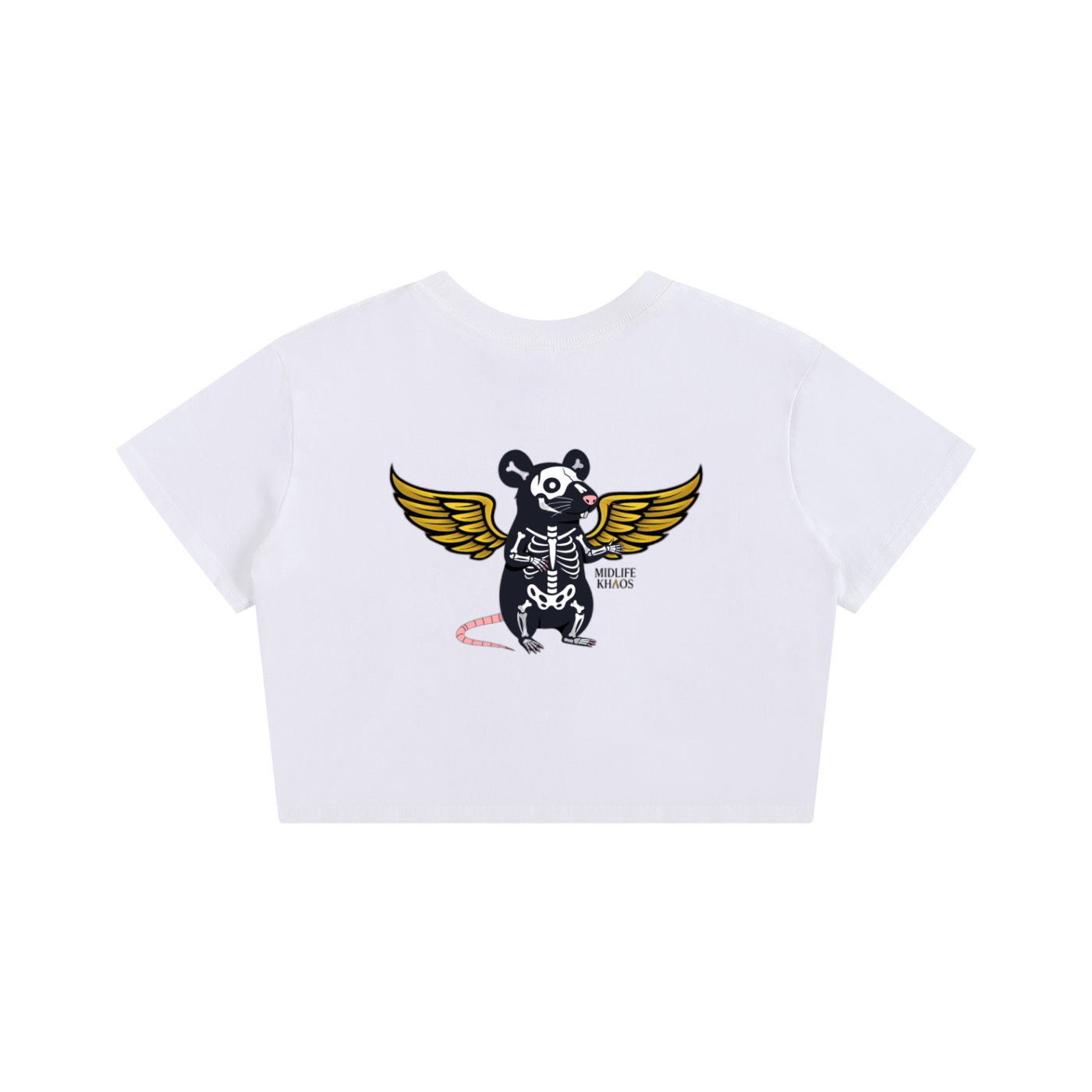 Baby Tee Seamless T-Shirt - 200 GSM Skeletor