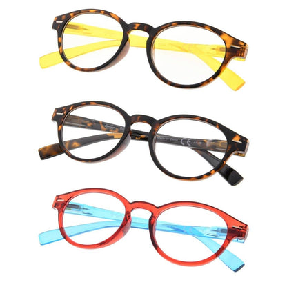 3 Pack Classic Stylish Reading Glasses