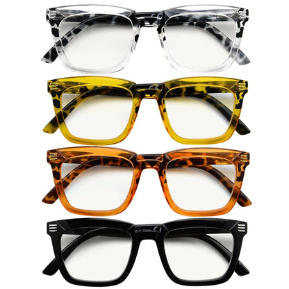 4 Pack Rectangle Progressive Multifocal Readers