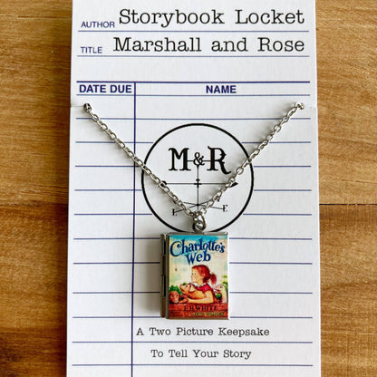 Book Locket Charlotte's Web