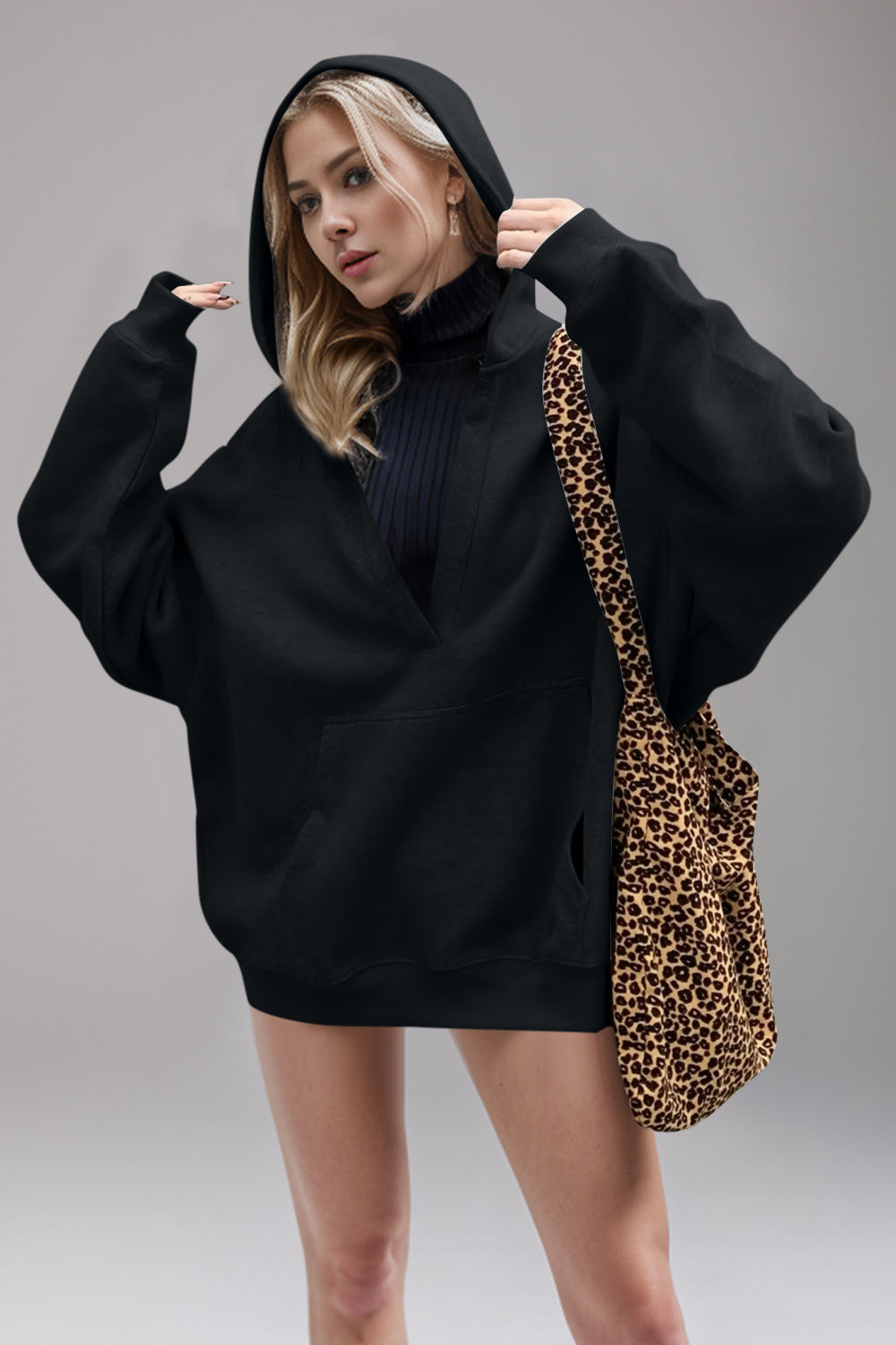Kangaroo Pocket Oversized Hoodie