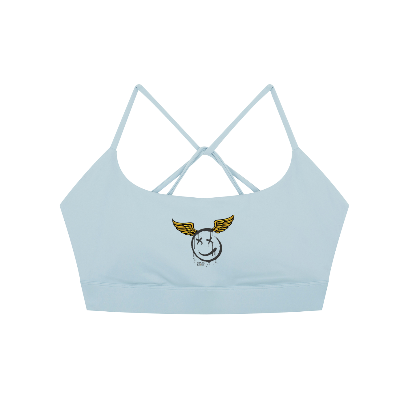 Strappy Criss Cross Yoga Sports Bra