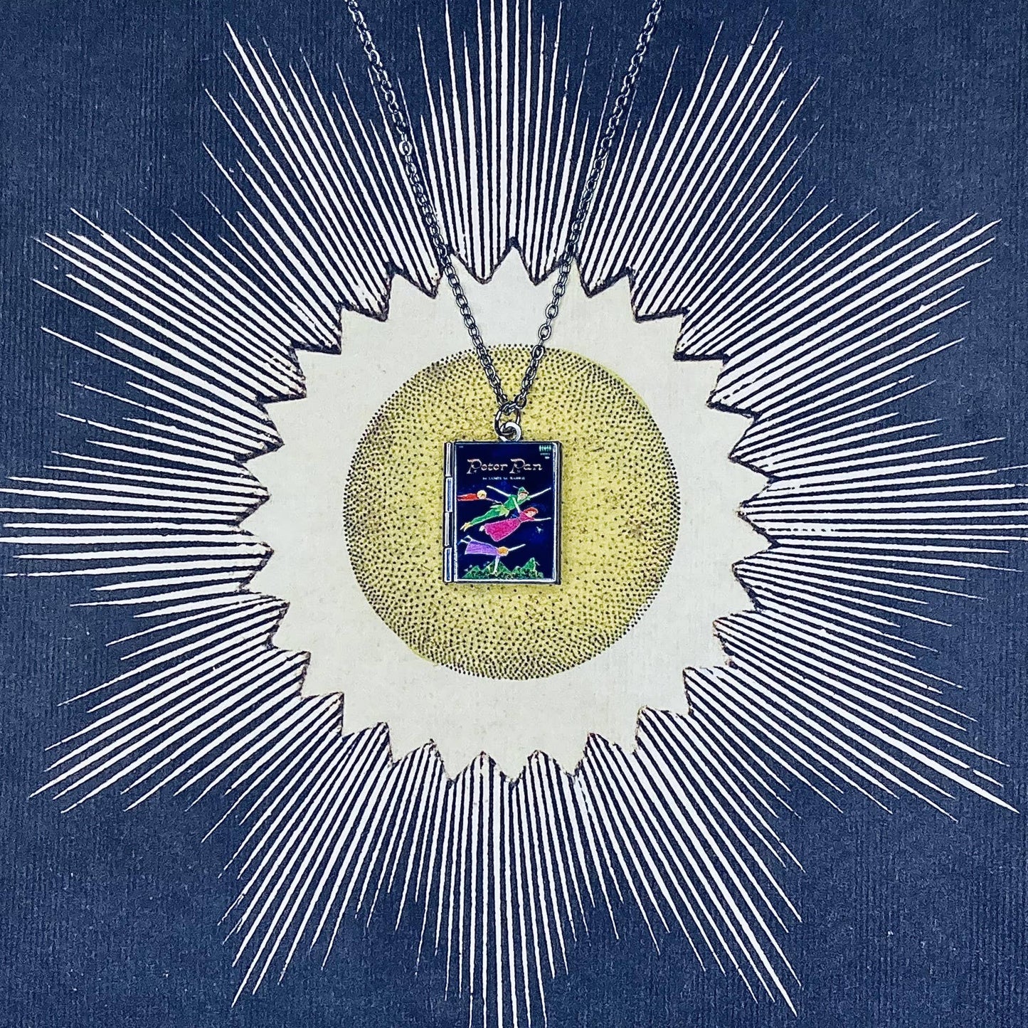 Book Locket Peter Pan