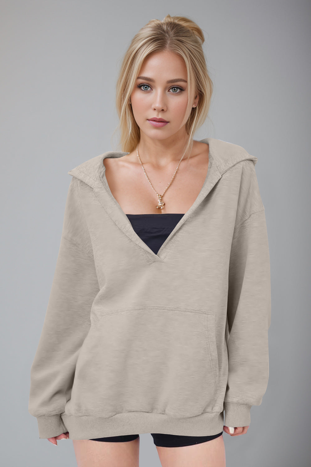 Kangaroo Pocket Oversized Hoodie