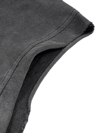Femminasty Vintage Washed Zip-Up Hooded Tank Top