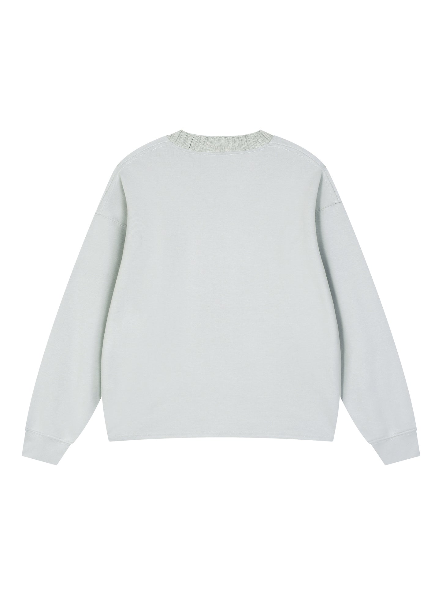 Knitted Round Neck Oversize Sweatshirt Skeletor