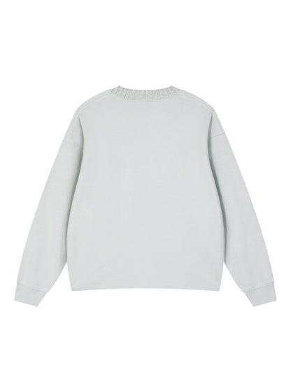 Knitted Round Neck Oversize Sweatshirt Skeletor