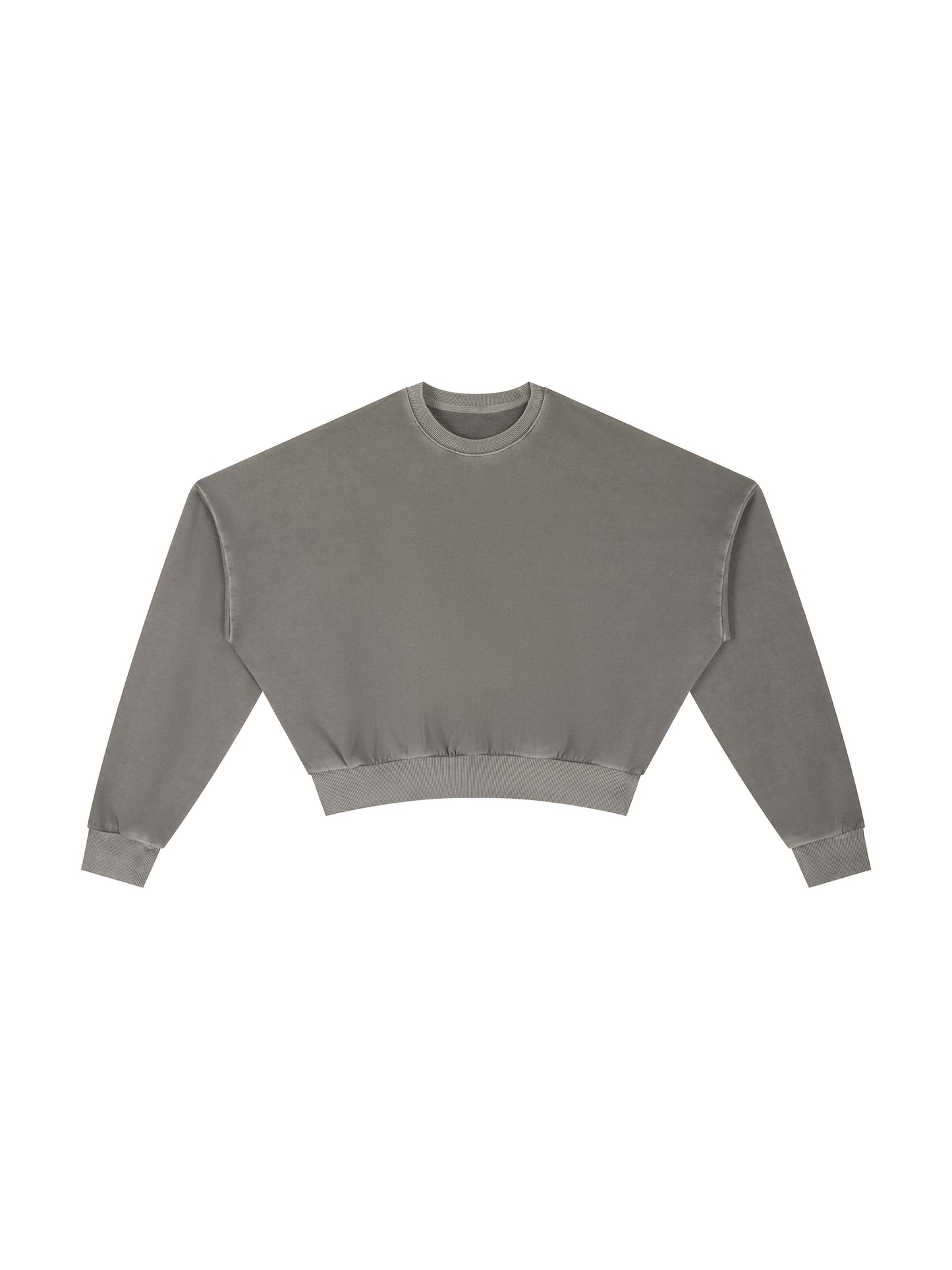 Vintage Washed Cropped Sweatshirt Uterus